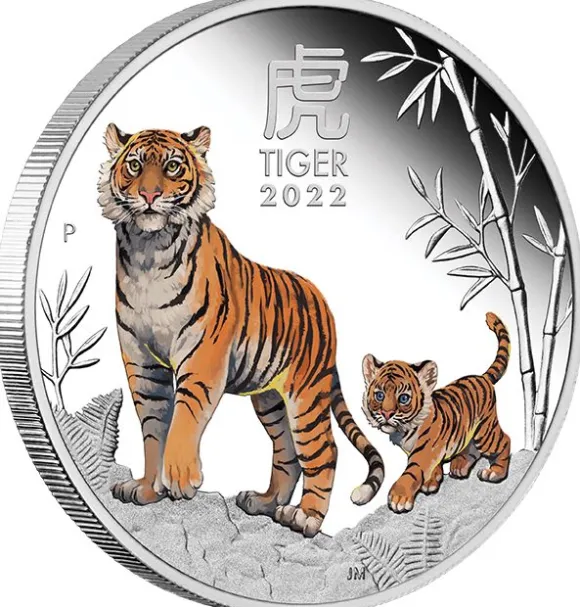 Lunar III - Tiger - Trio Set 2022 +Box +COA *