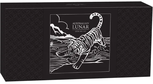 Lunar III - Tiger - Trio Set 2022 +Box +COA *