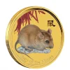 Lunar II - Maus - 1 Oz Gold farbig 2008