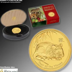 Lunar II - Maus - 1/4 Oz Gold PROOF 2008