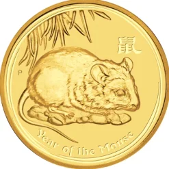 Lunar II - Maus - 1 Unze Gold 2008