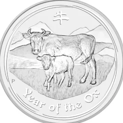 Lunar II - Ochse - 1 KG Silber 2009 *
