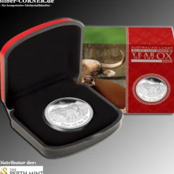 Lunar II - Ochse - 1 KG Sliber Proof 2009 + Box +COA*