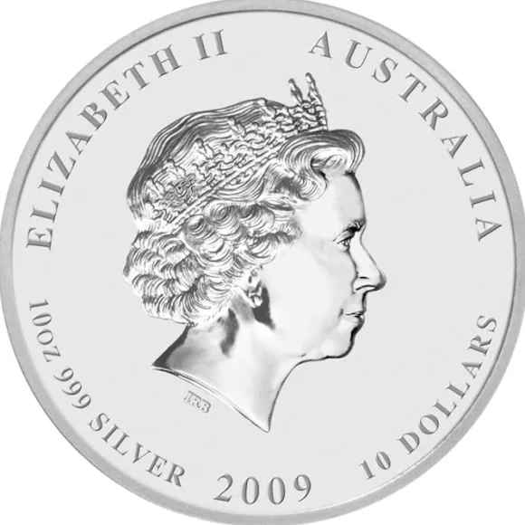Lunar II - Ochse - 10 Oz Silber 2009 *