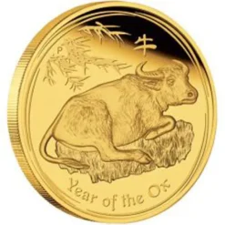 Lunar II - Ochse - 1 Unze Gold Proof 2009 + Box + Zertifikat