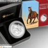 Lunar II 5 Oz Silber Proof Pferd + Box+CoA*