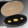 Lunar II Pferd 3 Coin Set Gold Proof + Box + CoA 2014