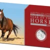 Lunar II - Pferd -3-Coin Set Proof Silber 2014 +Box +COA *