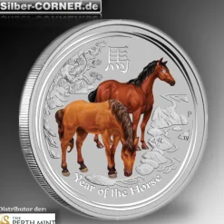 Lunar II - Pferd - 1 KG farbig Gemstone Eyes + Box + COA*