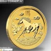 Lunar II Pferd 10 Oz Gold 2014