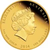 Lunar II Pferd 1 Oz Gold Proof 2014+ Box + COA