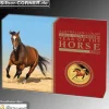 Lunar II - Pferd - 1/4 Oz Gold Proof farbig + Box + COA