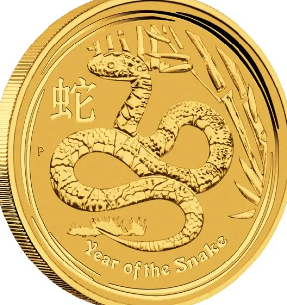 Lunar II - Schlange - 1/10 Oz Gold 2013