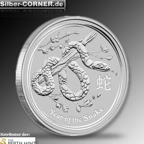 Lunar II Schlange 5 Oz Silber 2013 *
