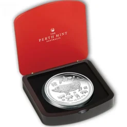 Lunar II - Schwein - 1 KG Silber Proof + Box + COA*