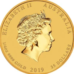 Lunar II- Schwein - 1/4 Oz Gold 2019