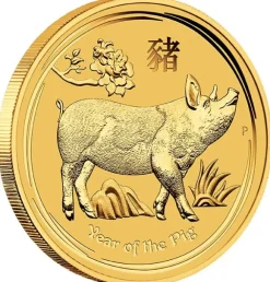 Lunar II- Schwein - 1/4 Oz Gold 2019