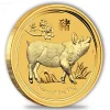 Lunar II - Schwein - 1 Oz Gold 2019