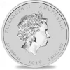 Lunar II - Schwein - 2 Oz Silber 2019 *