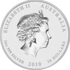Lunar II - Tiger - 1 KG Silber 2010 *