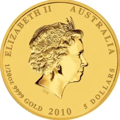 Lunar II - Tiger - 1/20 Oz Gold 2010