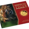 Lunar II - Tiger - 1 Unze Gold Proof 2010 + Box + COA