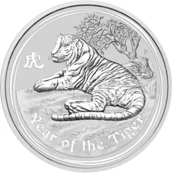 Lunar II - Tiger- 1/2 Unze Silber 2010 *