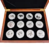Lunar II - 12 x 1 Oz Silber Serie komplett 2008 - 2019*