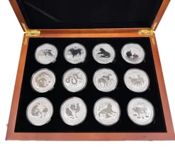 Lunar II - 12 x 1 Oz Silber Serie komplett 2008 - 2019*