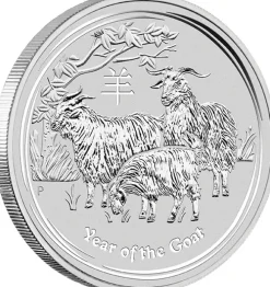 Lunar II - Ziege - 10 KG Silber 2015*