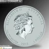 Lunar II - Ziege - Privy Mark 1 Oz Silber 2015*