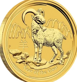 Lunar II - Ziege - 1 Unze Gold 2015
