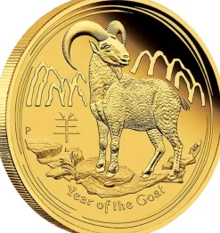 Lunar II - Ziege - 1 Unze Gold Proof 2015 + Box + COA