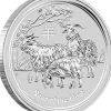 Lunar II - Ziege - 2 Unzen Silber 2015*