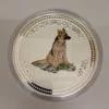 Lunar I Jahr des Hund 2006 1 KG Silber farbig*