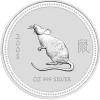 Lunar I Maus 2 Oz Silber 2008*
