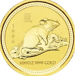 Lunar I Maus 1/20 Unze Gold 1996