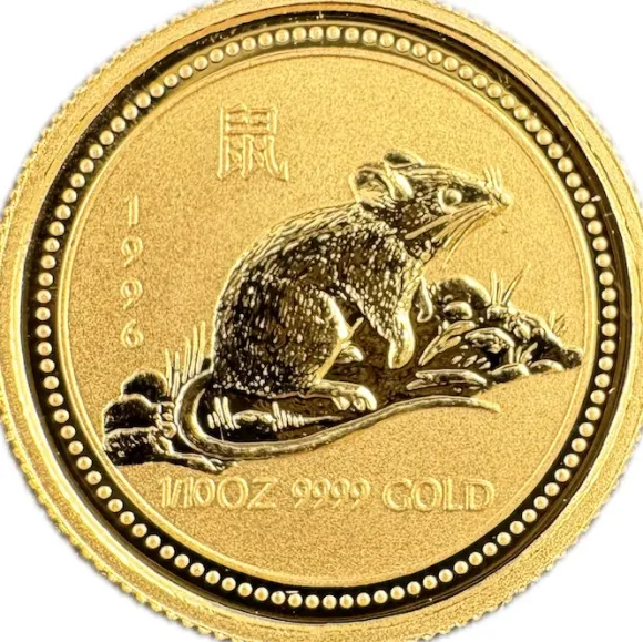 Lunar I - Maus - 1/10 Unze Gold 1996