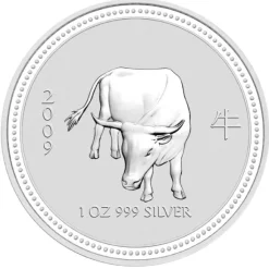 Lunar I - Ochse - 1 Oz Silber 2009*
