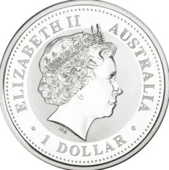 Lunar I - Pferd - 1 Oz Silber 2002*