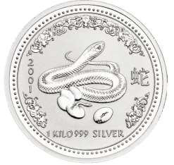 Lunar I - Schlange - 1 KG Silber 2001*