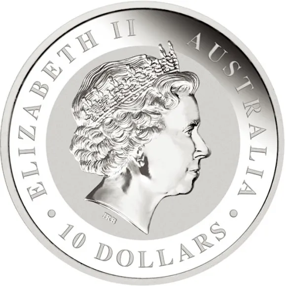 Lunar I Schlange 10 Oz Silber 2001 *