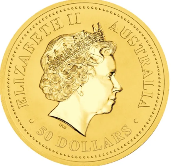 Lunar I Schwein 1/2 Oz Gold 2007