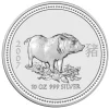 Lunar I Schwein 10 Oz Silber 2007 *