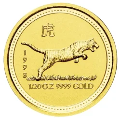 Lunar I Tiger 1/20 Unze Gold 1998