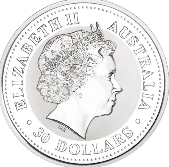 Lunar I - Ziege - 1 KG Silber 2003*