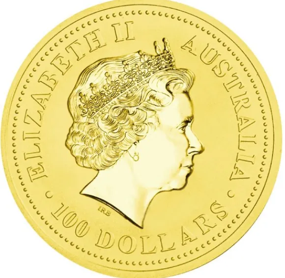 Lunar I - Ziege - 1 Unze Gold 2003
