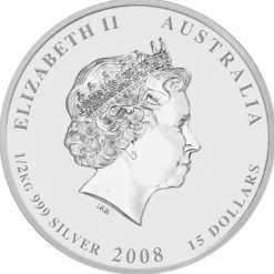 Lunar 2 - Maus - 1/2 KG Silber 2008*