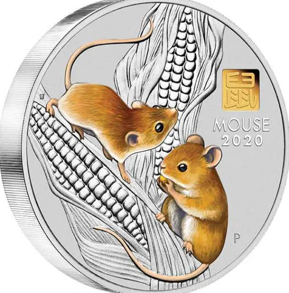Lunar 3 - Maus - 1 KG Silber Privy Mark 2020 +Box +COA*