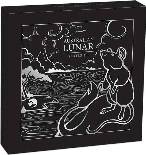 Lunar 3 - Maus - 1 KG Silber Privy Mark 2020 +Box +COA*